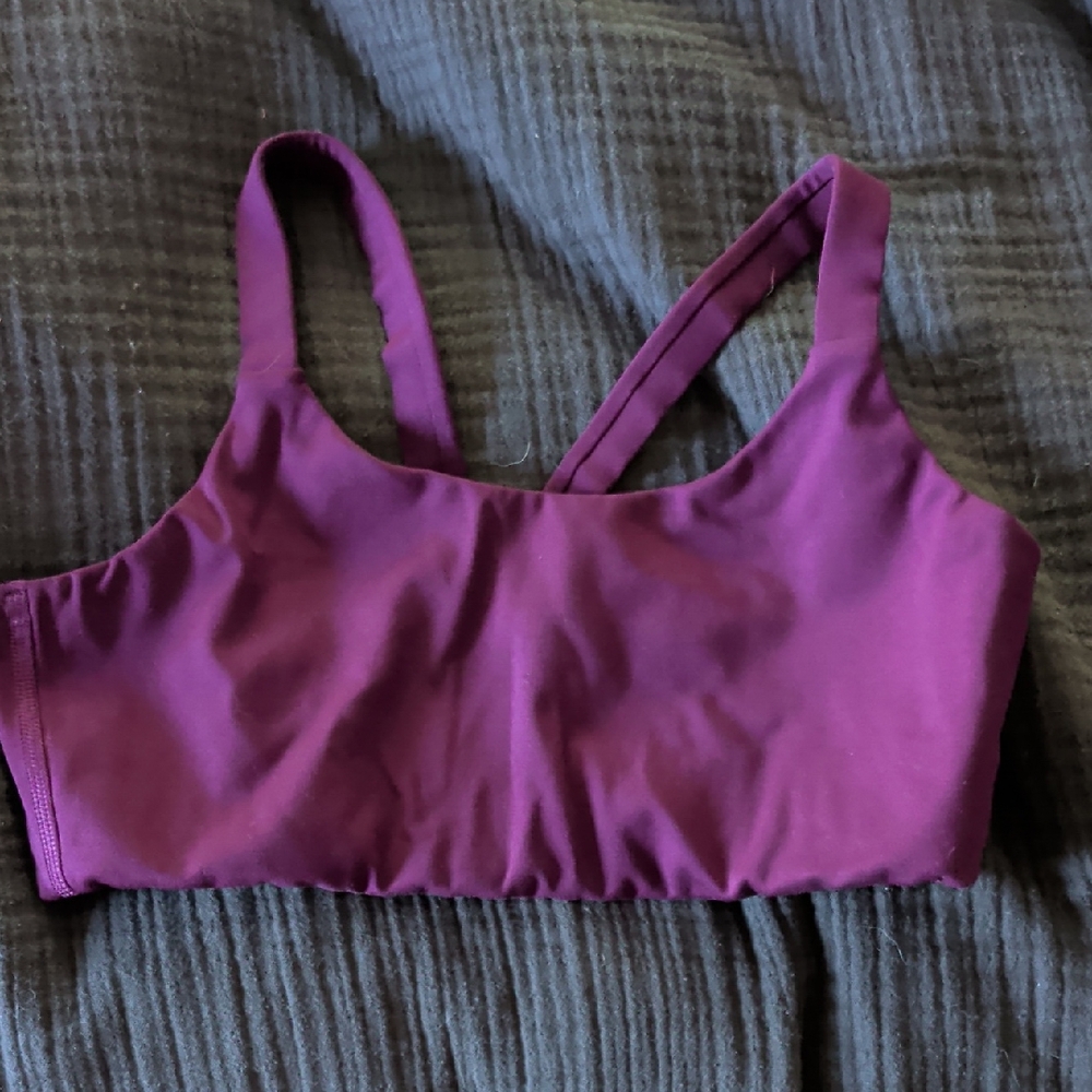 Girlfriend Collective Deep Purple Sports Bra
